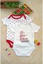 Girl, boy, baby, lint-written bodysuit bodysuit set of 2 6 9 12 months. - 3