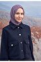 شال COTTON MONOGRAM A PATTERN - أرجواني - 3