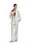 Women's Kimono Beige Pajama Set C2T0N4O06- - 2