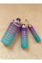 1st quality Tritan material camping sports motivation water canteen 3-piece set 1 piece + sticker gift - 4