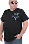 Men's Large Size Crew Neck T-Shirt New Generation 24130 BLACK - 3