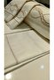 100% Cotton Satin Embroidered Duvet Cover Set - Double Size // 6 Pieces / Elegant Dowry Set/ - 4