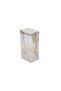 Ef050-51 Marble White Patterned Rectangular Metal Storage Container 8x10 Cm - 3