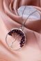 Lal Garnet Stone (Garnet) Tree of Life Necklace