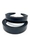10 Pieces of Plastic Raw Crown, 3 Cm Wide, Black Color