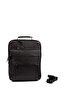 Men's Genuine Leather Steel Case Shoulder and Hand Bag Battal Size - Black - 5