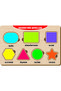 Wooden Find and Plug Educational 2 Piece Jigsaw Puzzle Set - 2