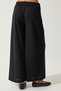 Women's Black Flowing Tunic Palazzo Knitted Suit DD01318 - 8