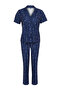 Navy Blue Heart Knitted Pajamas Set THMSS24PT00286 - 7