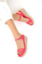 Fuchsia Women's Wedge Heeled Shoes 18131