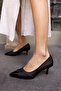TEYA WOMEN BLACKHEEL SHOES