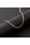Men's Figaro Chain Steel Necklace - 4