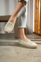 Women's Espadrille Casual Stoned Comfortable Shoes - 3