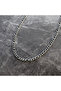 Men's Figaro Chain Steel Necklace - 5