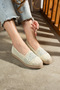 Women's Espadrille Casual Stoned Comfortable Shoes - 2