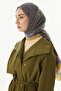 Terra Ocean Pattern Gray Cotton Shawl - 3
