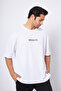 Sports T-Shirt Men's White Color Brooklyn Printed Round Neck - 3