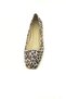 Genuine Leather Pink Leopard Patterned Ballet Flats - 2