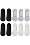 10 Pairs Boxed BAMBOO Premium Unisex Seamless Invisible Non-Slip Silicone Ballerina Socks Brook