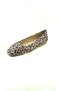 Genuine Leather Pink Leopard Patterned Ballet Flats