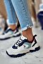حذاء TRACKY الرياضي الكاجوال للنساء من Us Polo، باللون الأبيض والأزرق - 101532673 - 4