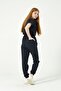 Navy Blue Lycra Scrubs Cargo Pocket Jogger Leg Doctor Nurse Uniform Bat Sleeve Set Unisex - 6
