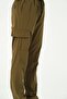 Khaki Lycra Cargo Pocket Doctor Nurse Uniform Single Bottom Unisex - 3