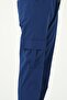Cobalt Blue Lycra Cargo Pocket Jogger Leg Doctor Nurse Uniform Single Bottom Unisex - 3