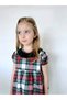Girl's Green Short Sleeve Cotton Dress - Crew Neck Casual Summer Wear 1-7 Years - 3