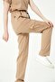 Beige Lycra Cargo Pocket Doctor Nurse Uniform Single Bottom Unisex