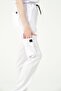 White Lycra Cargo Pocket Doctor Nurse Uniform Single Bottom Unisex - 4
