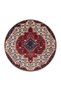 White Off Red Floral Geometric Traditional Patterned Creative Woven Base Carpet Miravip132 - 2