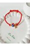 Marteniçka Letter Bracelet, Lucky Bracelet, Red String Bracelet, Friendship Bracelet, Evil Eye Bead - 5