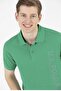 Men's Green Polo Neck T-Shirt