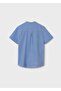 Boy's Blue Short Sleeve Shirt 06118-080 - 2