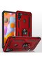 Case for Samsung Galaxy M11 Case Dual Layer Polycarbonate Protection and Magnetic Holder Stand Ring - 5