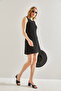 Women's Black Openwork Beach Dress 20246089 - 5