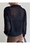 سترة نسائية محبوكة بأزرار شبكية من Dier Moda 9003 - 3