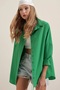 Long Basic Shirt - Emerald Green - 4