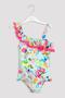 Girl's Multicolored Tropical Patterned Discovery Swimsuit