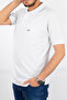 Men's High Quality Short Sleeve Polo Collar White Pique T-Shirt - 2