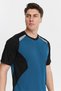 Men's Crew Neck T-Shirt Breathable Fabric Procool Sports Outdoor T-Shirt Indigo-Black - 6