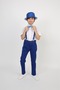 Boy's Suit Suspender Bow Tie Shirt Pantalon Yellow Cobalt Blue Turquoise Red - 6