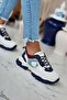 حذاء TRACKY الرياضي الكاجوال للنساء من Us Polo، باللون الأبيض والأزرق - 101532673 - 2