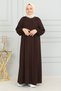 Reglan Sleeve Gathered Children's Dress-Medina Silk - 2