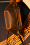 Handmade Freebag - Genuine Leather - Brown -Unisex - 5