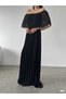 New Season Pleated Chiffon Fabric Off-the-shoulder Special Design Maxi Evening Dress582848 - 3