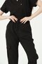 Black Lycra Cargo Pocket Doctor Nurse Uniform Single Bottom Unisex - 2