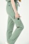 Green Lycra Cargo Pocket Doctor Nurse Uniform Single Bottom Unisex - 4