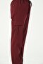 Burgundy Lycra Cargo Pocket Doctor Nurse Uniform Single Bottom Unisex - 3